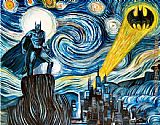 2011 Dark Starry Knight by James Hance painting